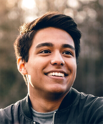 boy with smile